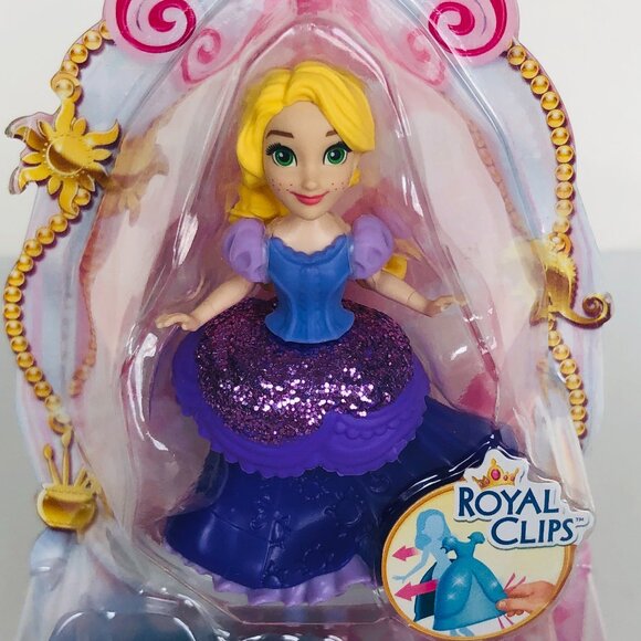 Disney Princess Rapunzel Doll w/Glittery Purple Royal Clips  New  Age 3+ - Picture 6 of 13